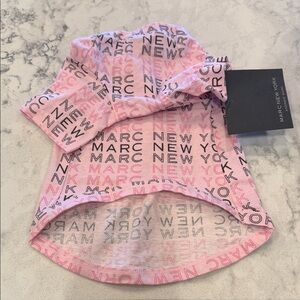 Marc New York Pink Logo Print Top
